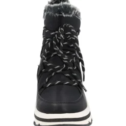 Damen Tom Tailor Stiefel<4290040, Schnürstiefel, Damen, Black Black