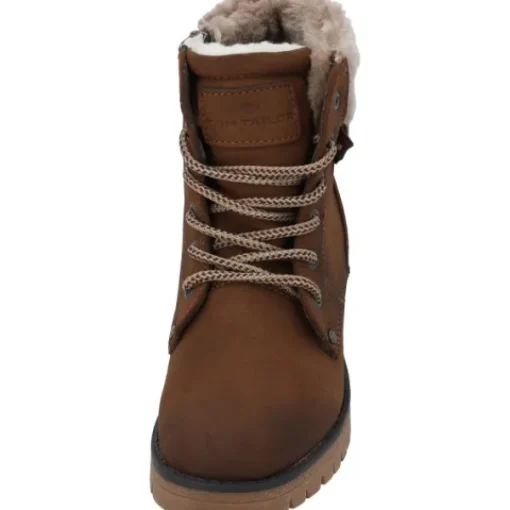 Damen Tom Tailor Stiefel<4290100014, Schnürstiefel, Damen, whisky