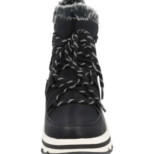 Damen Tom Tailor Stiefel<4290040, Schnürstiefel, Damen, Black Black