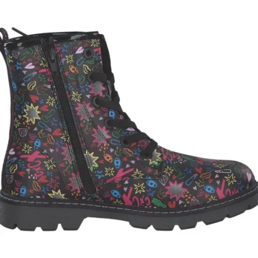 Kinder Tom Tailor Stiefel<4270160027, Stiefel, Kinder, black-multi