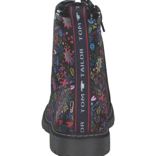 Kinder Tom Tailor Stiefel<4270160027, Stiefel, Kinder, black-multi