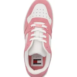 Damen Tommy Hilfiger Klassische- & Business Schuhe<EN0EN02486, Schnürschuhe, Damen, weiß / light pink