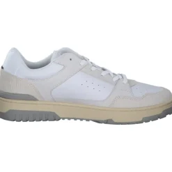 Herren Tommy Hilfiger Klassische- & Business Schuhe<FM0FM05215YBS TH BASKET STREET LTH, Klassische- & Business Schuhe, Herren, Weiß (Whit