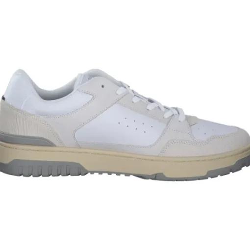 Herren Tommy Hilfiger Klassische- & Business Schuhe<FM0FM05215YBS TH BASKET STREET LTH, Klassische- & Business Schuhe, Herren, Weiß (Whit