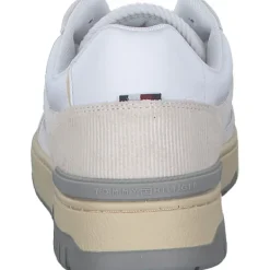 Herren Tommy Hilfiger Klassische- & Business Schuhe<FM0FM05215YBS TH BASKET STREET LTH, Klassische- & Business Schuhe, Herren, Weiß (Whit