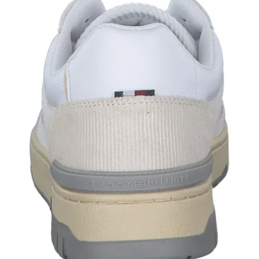Herren Tommy Hilfiger Klassische- & Business Schuhe<FM0FM05215YBS TH BASKET STREET LTH, Klassische- & Business Schuhe, Herren, Weiß (Whit