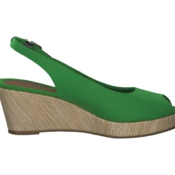Damen Tommy Hilfiger Sandaletten<FW0FW04788, Keilsandaletten, Damen, Grün