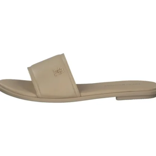 Damen Tommy Hilfiger Pantoletten & Badeschuhe<FW0FW07936, Plateau-Pantoletten, Damen, harvest wheat