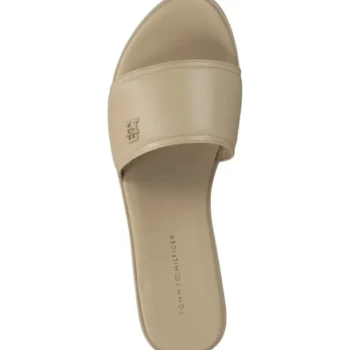 Damen Tommy Hilfiger Pantoletten & Badeschuhe<FW0FW07936, Plateau-Pantoletten, Damen, harvest wheat