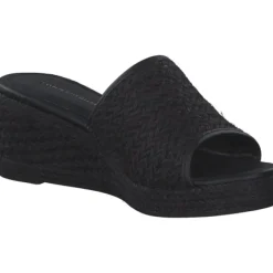 Damen Tommy Hilfiger Pantoletten & Badeschuhe<FW0FW07927, Plateau-Pantoletten, Damen, black