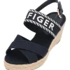 Damen Tommy Hilfiger Sandaletten<FW0FW07091, Sandaletten, Damen, space blue