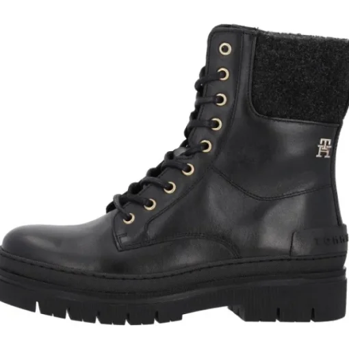Damen Tommy Hilfiger Stiefel<FW0FW07500, Stiefeletten, Damen, Schwarz