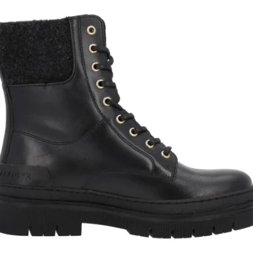 Damen Tommy Hilfiger Stiefel<FW0FW07500, Stiefeletten, Damen, Schwarz