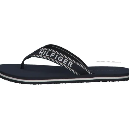 Damen Tommy Hilfiger Pantoletten & Badeschuhe<FW0FW07143, Zehentrenner, Damen, space blue