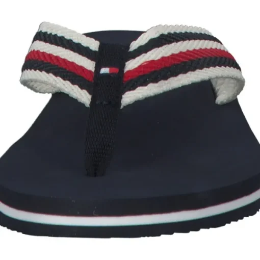Damen Tommy Hilfiger Pantoletten & Badeschuhe<FW0FW07147, Zehentrenner, Damen, space blue