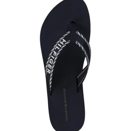 Damen Tommy Hilfiger Pantoletten & Badeschuhe<FW0FW07143, Zehentrenner, Damen, space blue