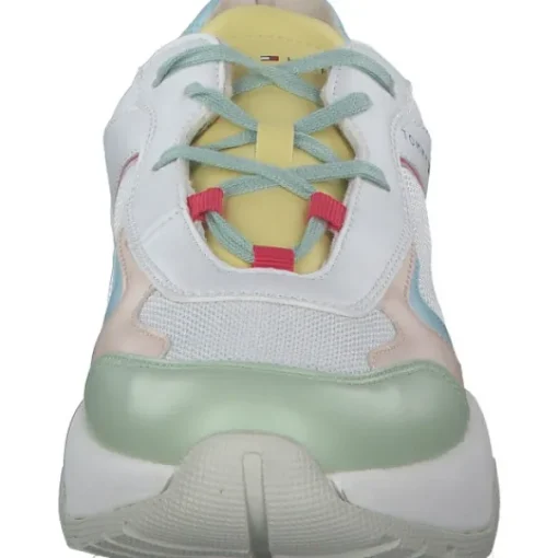 Kinder Tommy Hilfiger Klassische- & Business Schuhe<T3A9-32740, Schnürschuhe, Kinder, bianco/multicolor