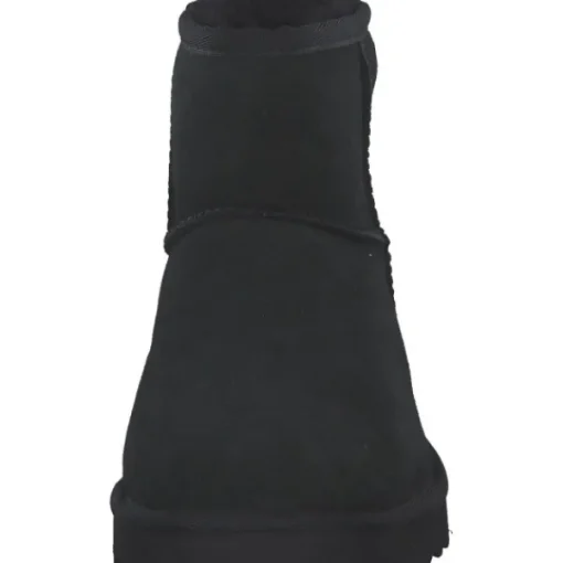Damen UGG Stiefel<Classic Mini 1016222, Schlupfstiefeletten, Damen, Schwarz (Black)