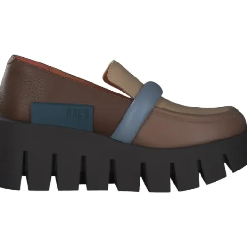 Damen Unisa Slipper<Grip Loafer Mid, Slipper, Damen, Braun