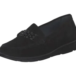Damen Waldläufer Slipper<693506-191/001 Inga K, Slipper, Damen, Schwarz