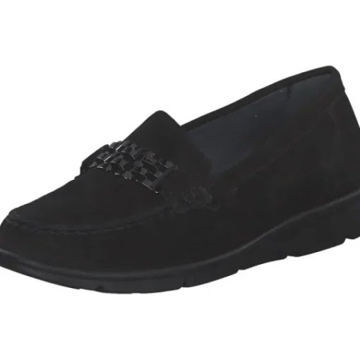 Damen Waldläufer Slipper<693506-191/001 Inga K, Slipper, Damen, Schwarz