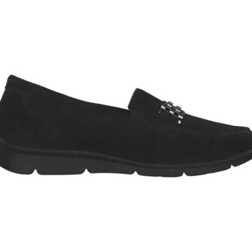 Damen Waldläufer Slipper<693506-191/001 Inga K, Slipper, Damen, Schwarz