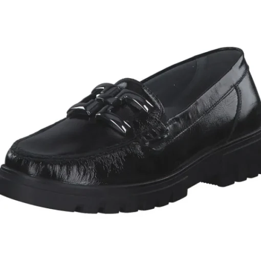 Damen Waldläufer Slipper<723508-143/001 Serena H, Slipper, Damen, Schwarz