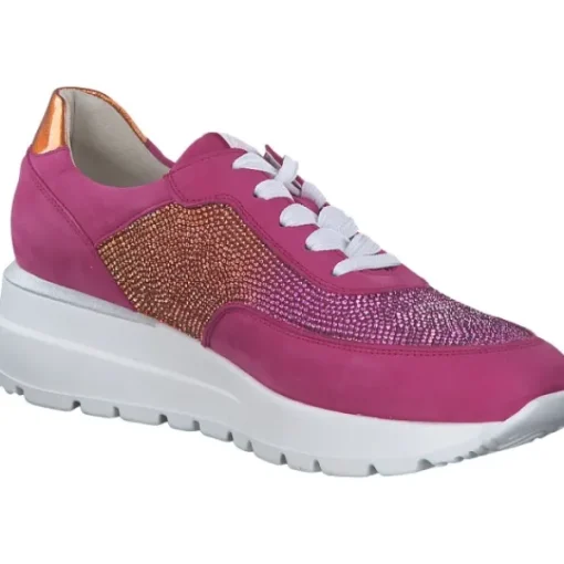 Damen Waldläufer Klassische- & Business Schuhe<Feli 793006, Schnürschuhe, Damen, Azalea Orange