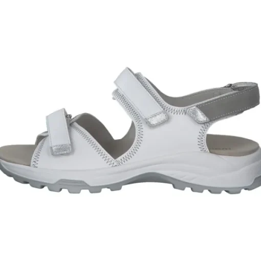 Damen Waldläufer Sandalen<Flora 791002, Klassische Sandalen, Damen, Weiß