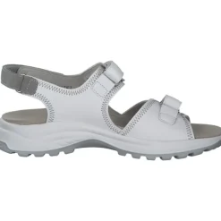 Damen Waldläufer Sandalen<Flora 791002, Klassische Sandalen, Damen, Weiß