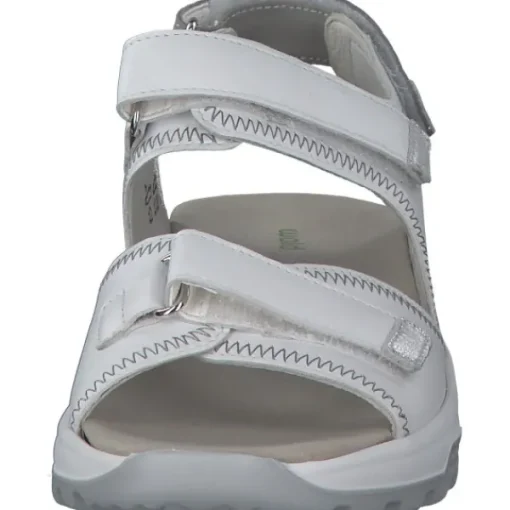 Damen Waldläufer Sandalen<Flora 791002, Klassische Sandalen, Damen, Weiß