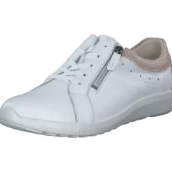 Damen Waldläufer Klassische- & Business Schuhe<Ira 634002, Schnürschuhe, Damen, WEISS SKIN ROSÈGOLD