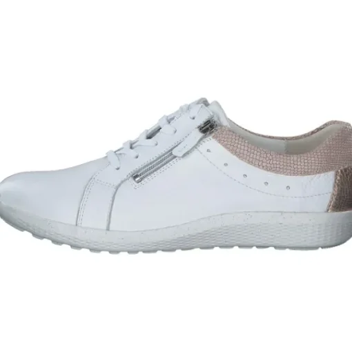 Damen Waldläufer Klassische- & Business Schuhe<Ira 634002, Schnürschuhe, Damen, WEISS SKIN ROSÈGOLD
