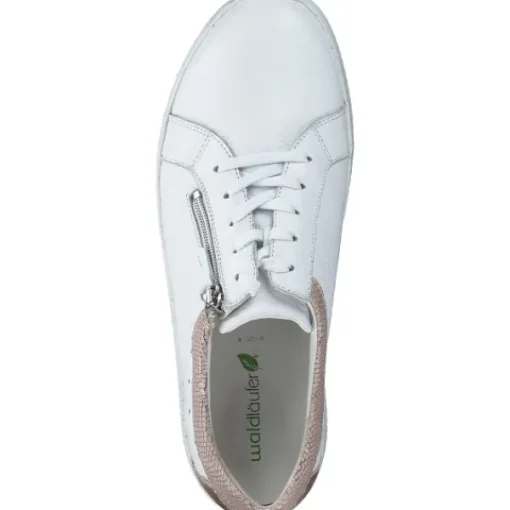 Damen Waldläufer Klassische- & Business Schuhe<Ira 634002, Schnürschuhe, Damen, WEISS SKIN ROSÈGOLD