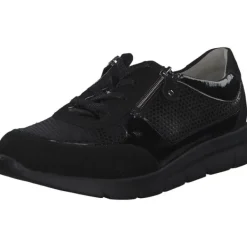 Damen Waldläufer Klassische- & Business Schuhe<Jenny 661003, Schnürschuhe, Damen, Schwarz