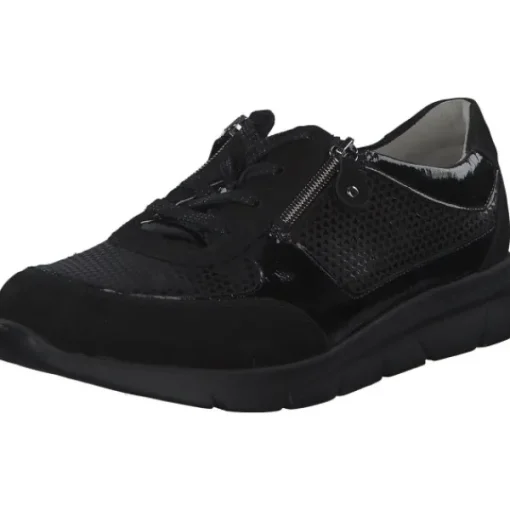 Damen Waldläufer Klassische- & Business Schuhe<Jenny 661003, Schnürschuhe, Damen, Schwarz