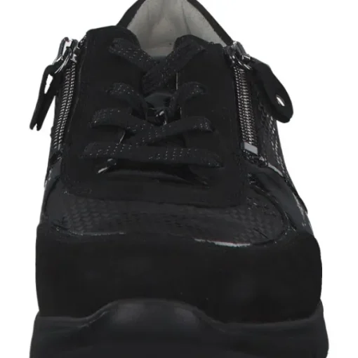 Damen Waldläufer Klassische- & Business Schuhe<Jenny 661003, Schnürschuhe, Damen, Schwarz