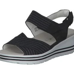 Damen Waldläufer Sandalen<Michelle 728005, Klassische Sandalen, Damen, Schwarz