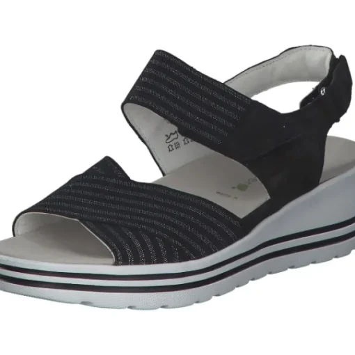 Damen Waldläufer Sandalen<Michelle 728005, Klassische Sandalen, Damen, Schwarz