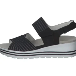 Damen Waldläufer Sandalen<Michelle 728005, Klassische Sandalen, Damen, Schwarz