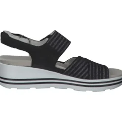 Damen Waldläufer Sandalen<Michelle 728005, Klassische Sandalen, Damen, Schwarz