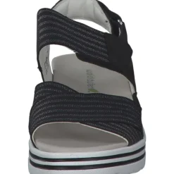 Damen Waldläufer Sandalen<Michelle 728005, Klassische Sandalen, Damen, Schwarz