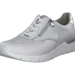 Damen Waldläufer Klassische- & Business Schuhe<Ramona 626K02, Schnürschuhe, Damen, WEISS WEISS SILBER