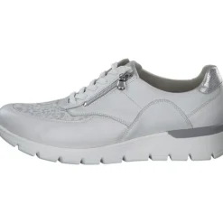 Damen Waldläufer Klassische- & Business Schuhe<Ramona 626K02, Schnürschuhe, Damen, WEISS WEISS SILBER