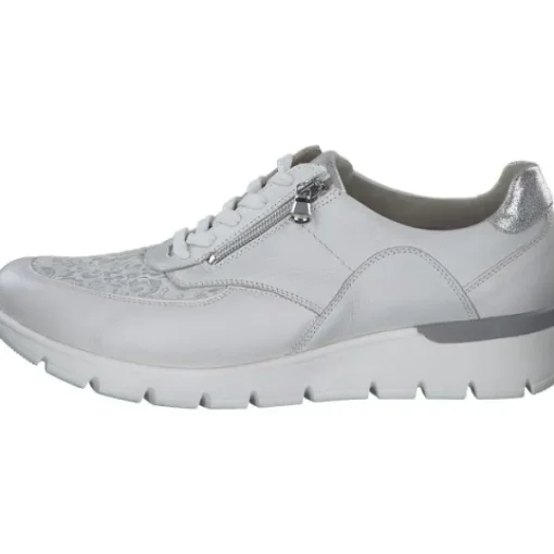 Damen Waldläufer Klassische- & Business Schuhe<Ramona 626K02, Schnürschuhe, Damen, WEISS WEISS SILBER