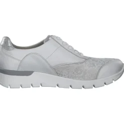 Damen Waldläufer Klassische- & Business Schuhe<Ramona 626K02, Schnürschuhe, Damen, WEISS WEISS SILBER