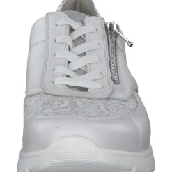 Damen Waldläufer Klassische- & Business Schuhe<Ramona 626K02, Schnürschuhe, Damen, WEISS WEISS SILBER