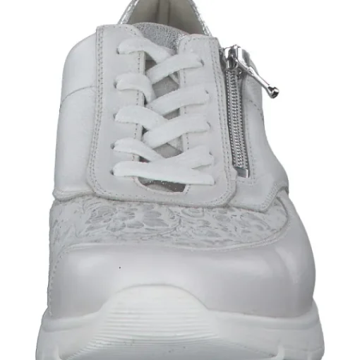 Damen Waldläufer Klassische- & Business Schuhe<Ramona 626K02, Schnürschuhe, Damen, WEISS WEISS SILBER