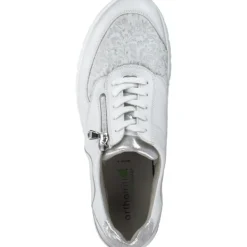 Damen Waldläufer Klassische- & Business Schuhe<Ramona 626K02, Schnürschuhe, Damen, WEISS WEISS SILBER