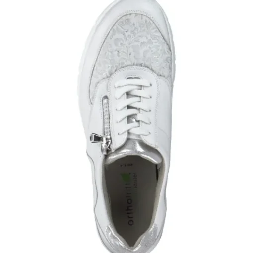 Damen Waldläufer Klassische- & Business Schuhe<Ramona 626K02, Schnürschuhe, Damen, WEISS WEISS SILBER